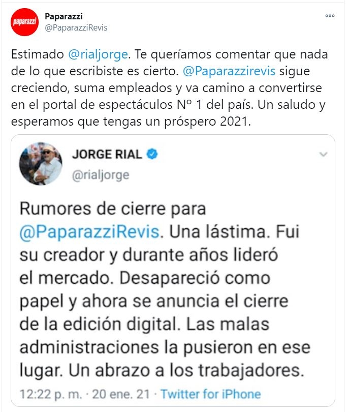 Jorge Rial Paparazzi