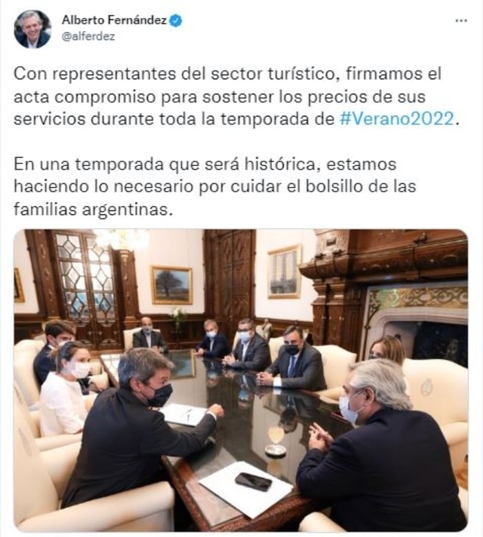 Twitter Alberto Fernández