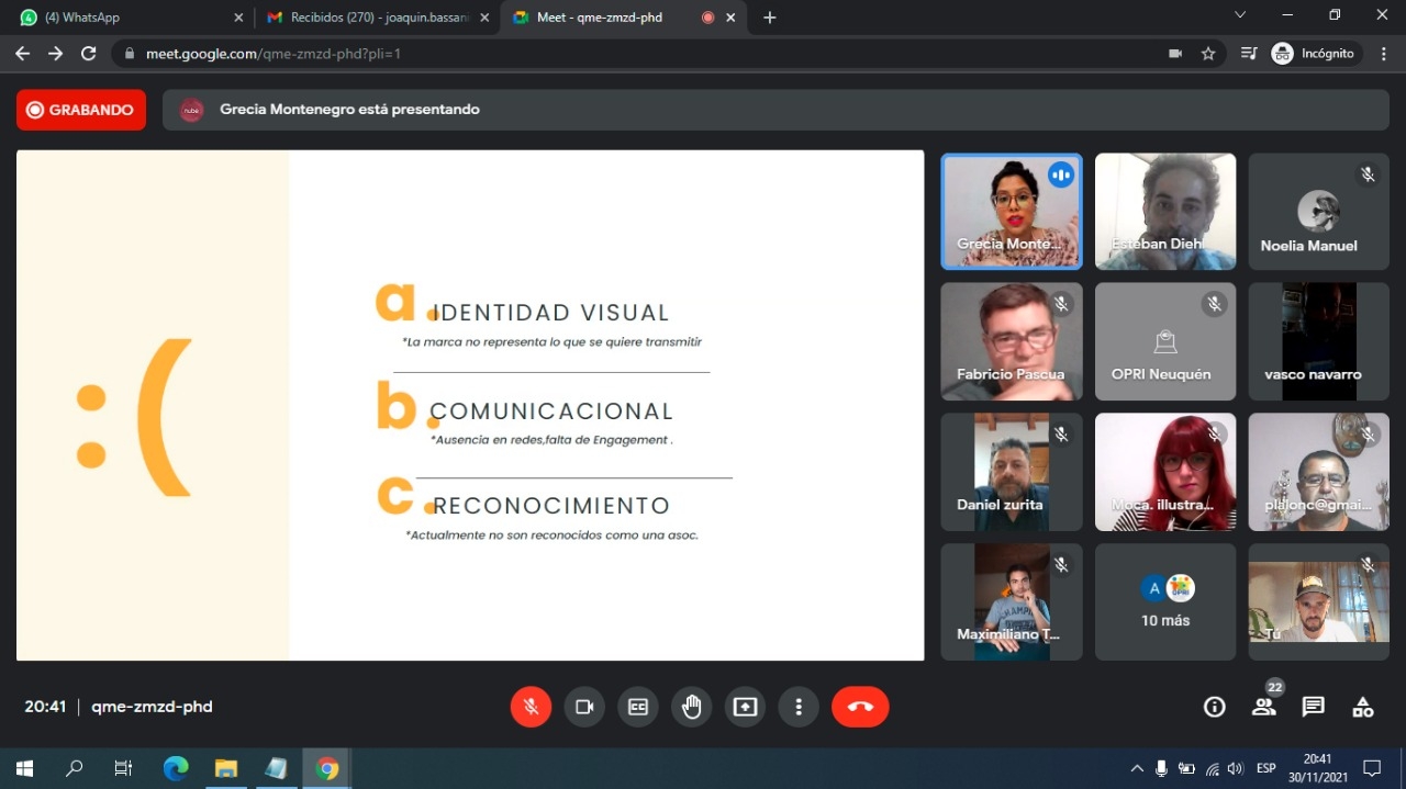 Pra´cticas profesionales en OSC