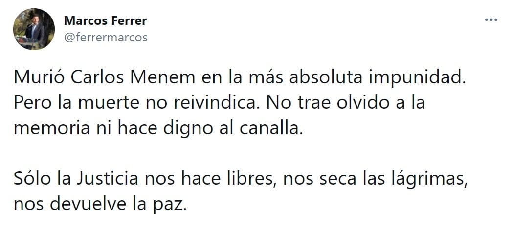 rio tercero menem