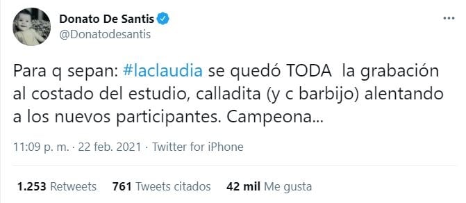 CLAUDIA VILLAFAÑE DONATO DE SANTIS