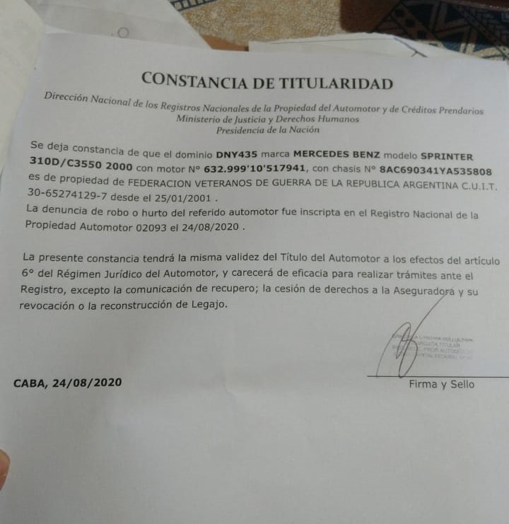 titularidad malvinas