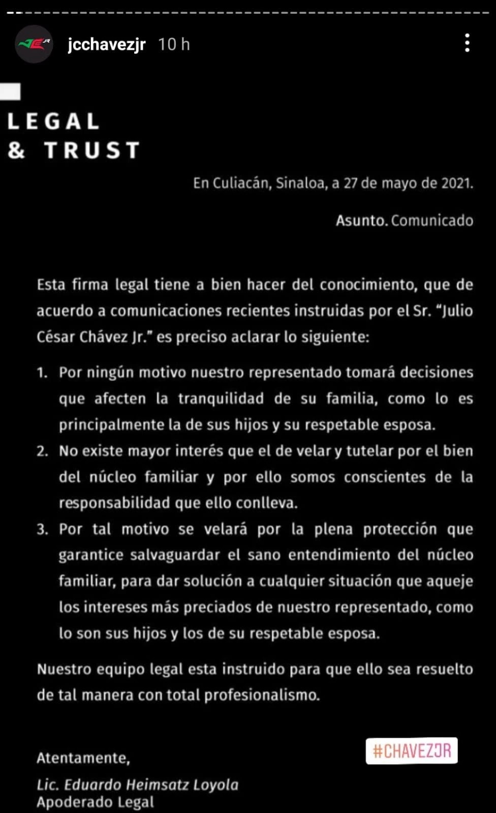 JULIO CESAR CHAVEZ JUNIOR 2