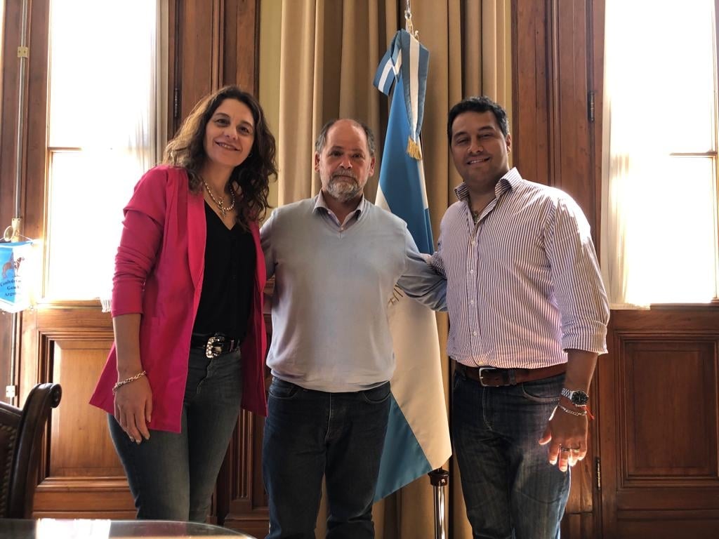 Carlos Koopmann y Esteban Falcón Jefe de gabinete de Cultura Nación