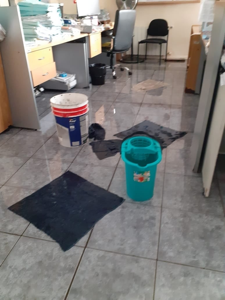 Pésimas condiciones del edificio de la Secretaría de Planificación de San Martín de Los Andes