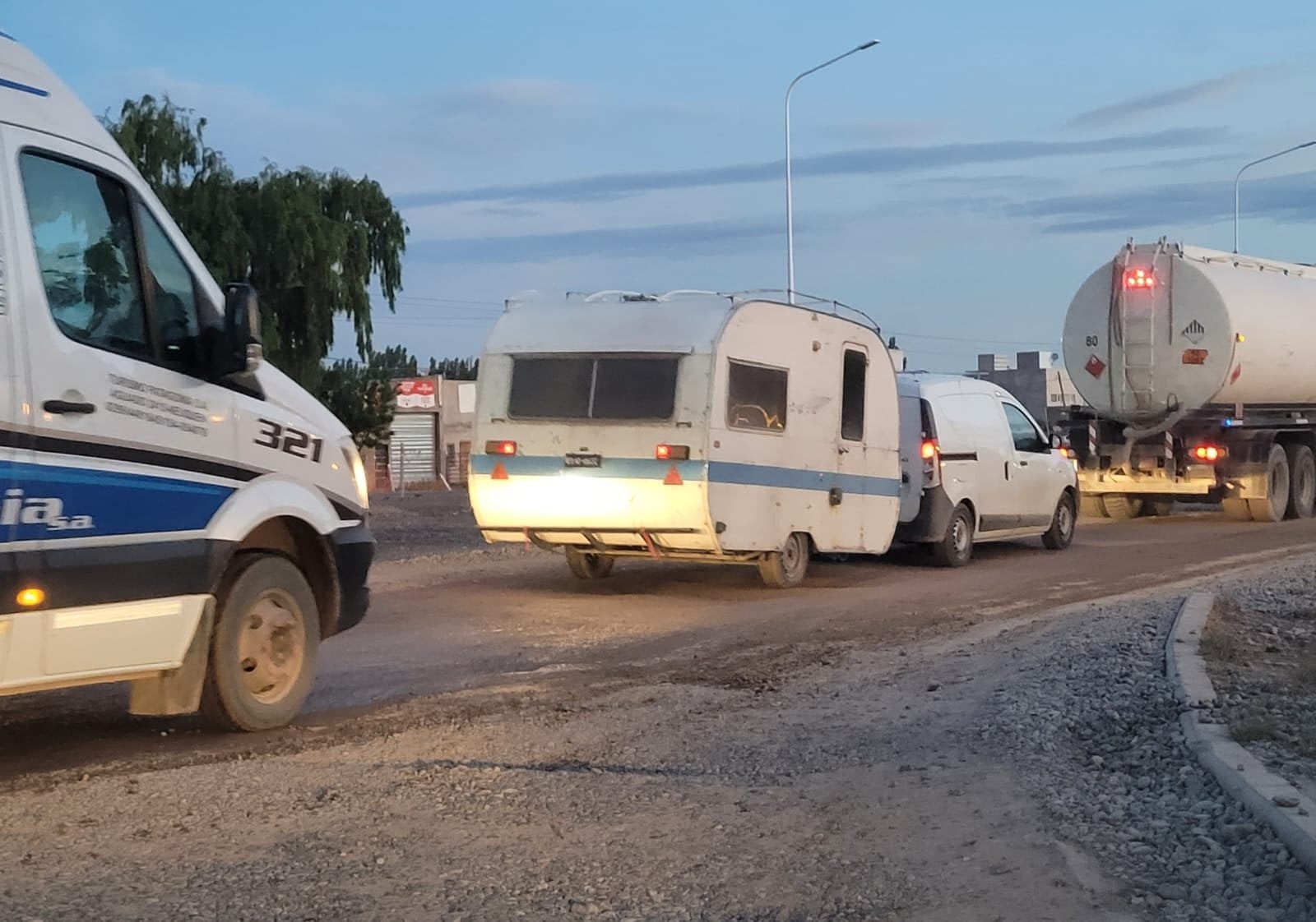 Ruta Provincial 7 en Centenario