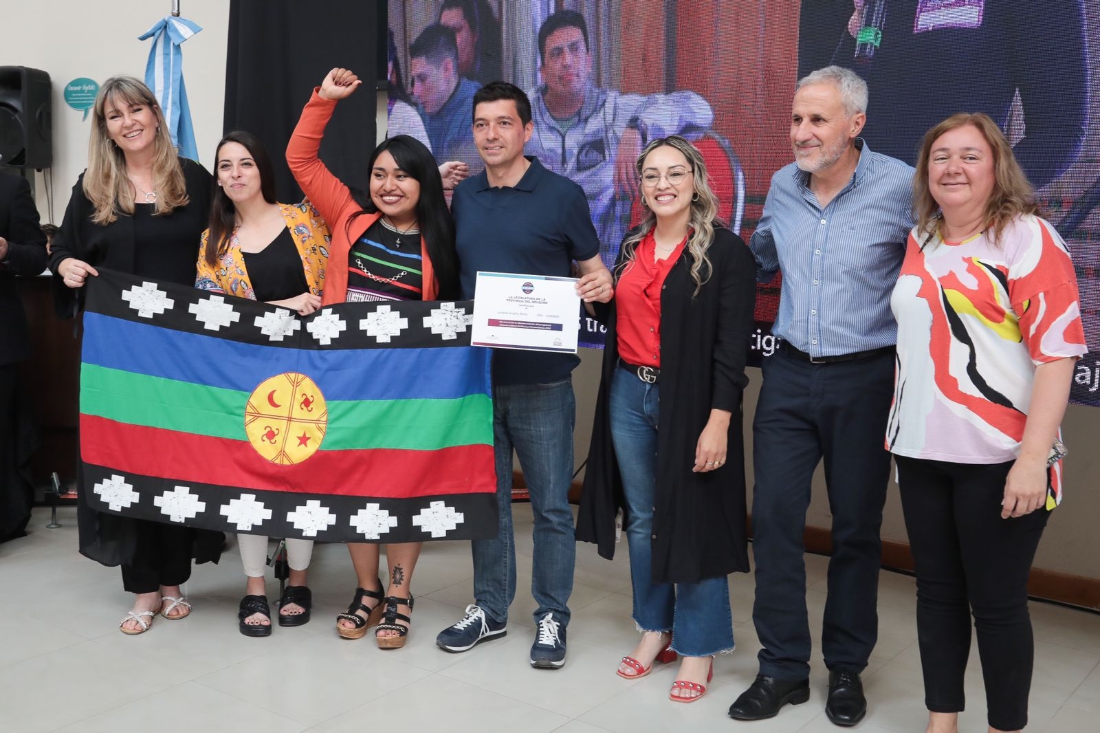 vicegobernador Marcos Koopmann en el cierre de jóvenes líderes