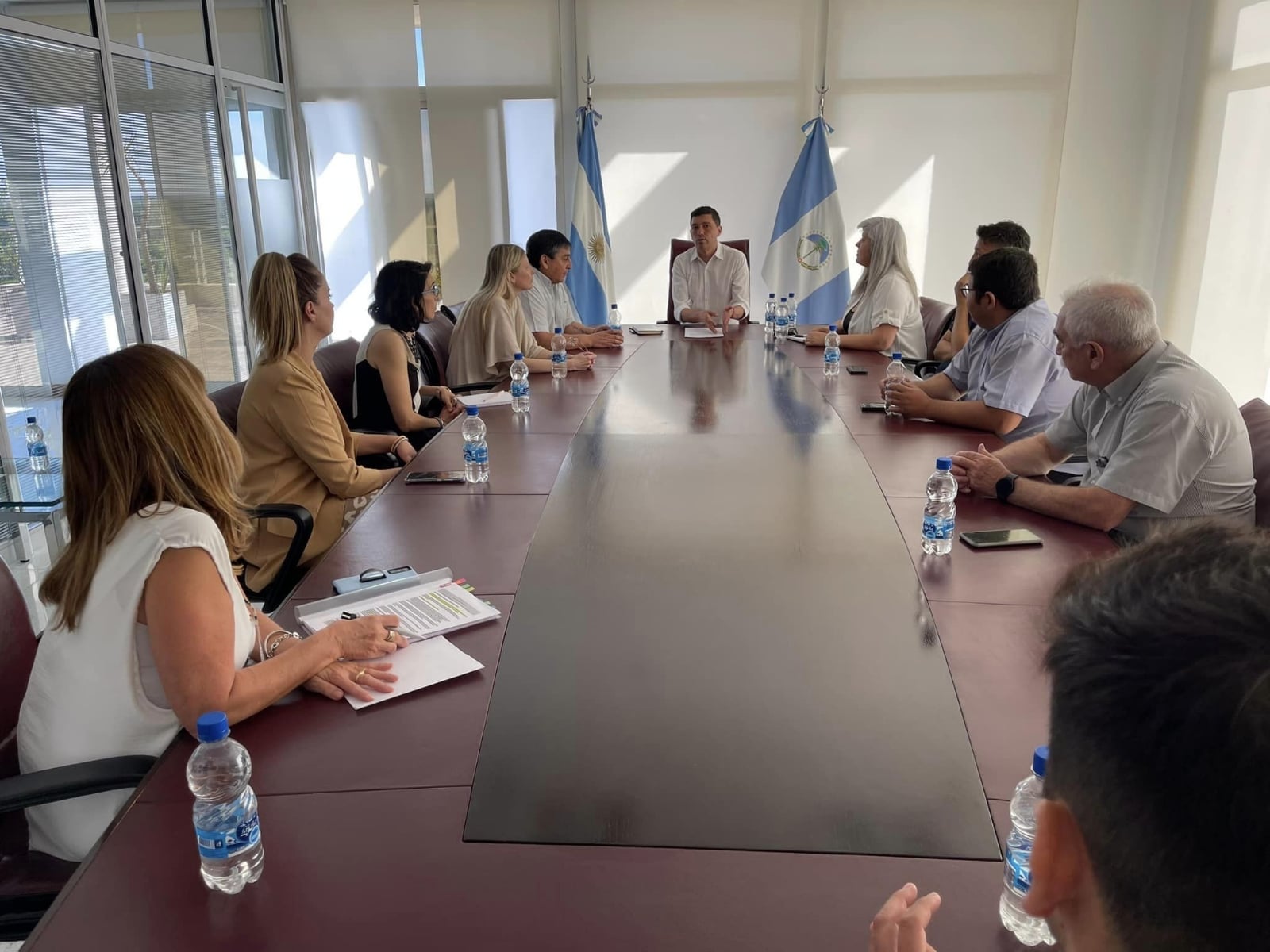 Reunión del vicegobernador, Marcos Koopman con ATE Neuquén 2