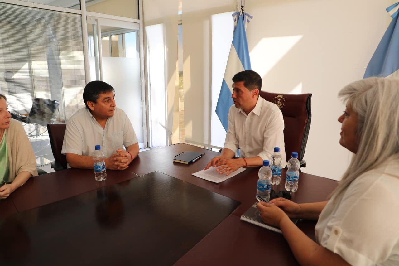 Reunión del vicegobernador, Marcos Koopman con ATE Neuquén