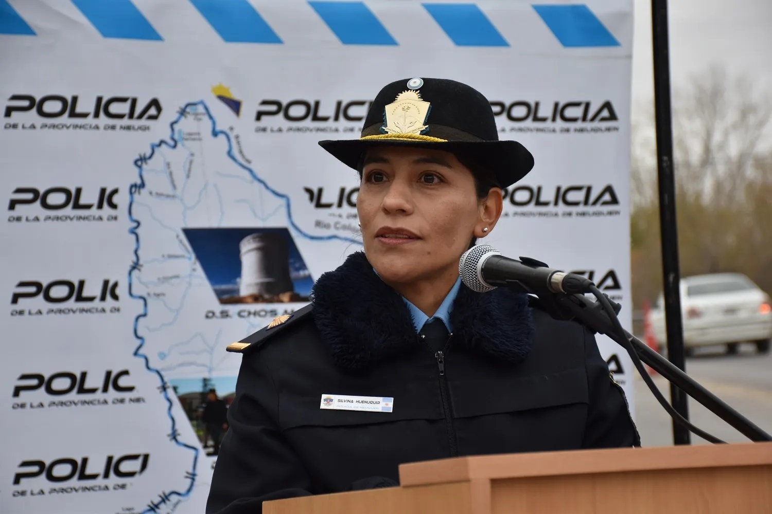 subcomisario, Silvina Huenuquir, a cargo de la División Tránsito Villa Obrera