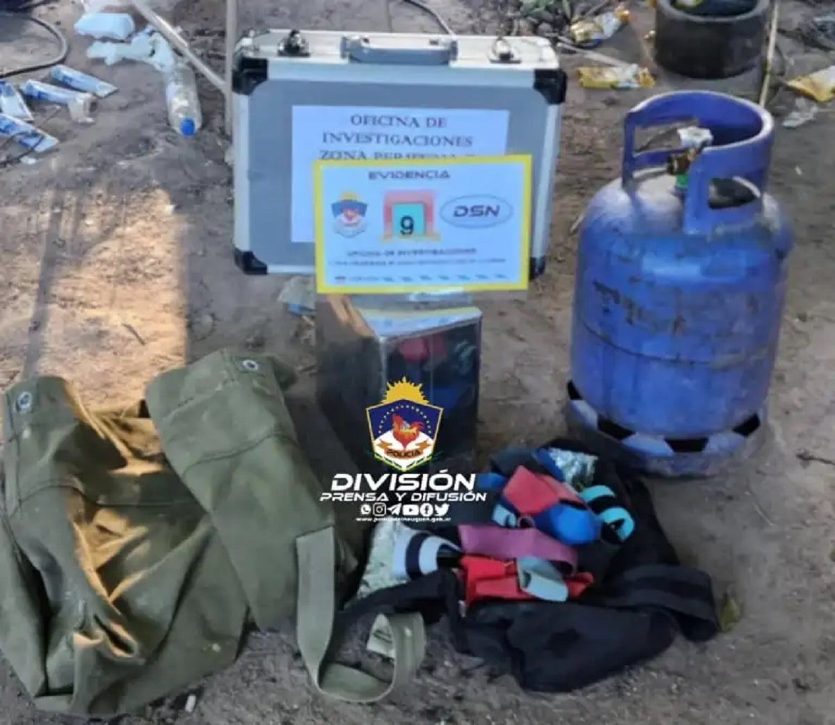en un allanamiento recuperaron muchos elementos robados en centenario 26 diciembre-1