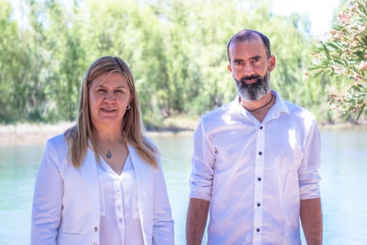 Intendente de Plottier, Gloria Ruiz junto al concejal por Evolución, Matías Ramos