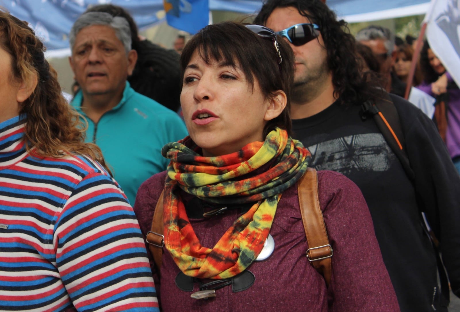 Secretaría gremial de ATEN capital, Patricia Jure. Fuente (Facebook)
