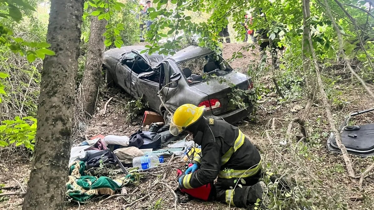 vuelco corsa bomberos