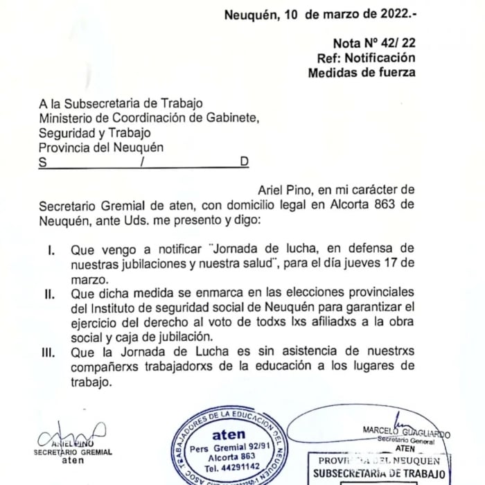 ATEN carta