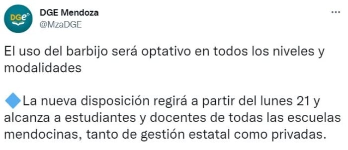 DGE Barbijo