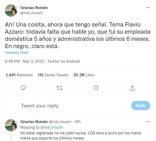 azzaro denuncia