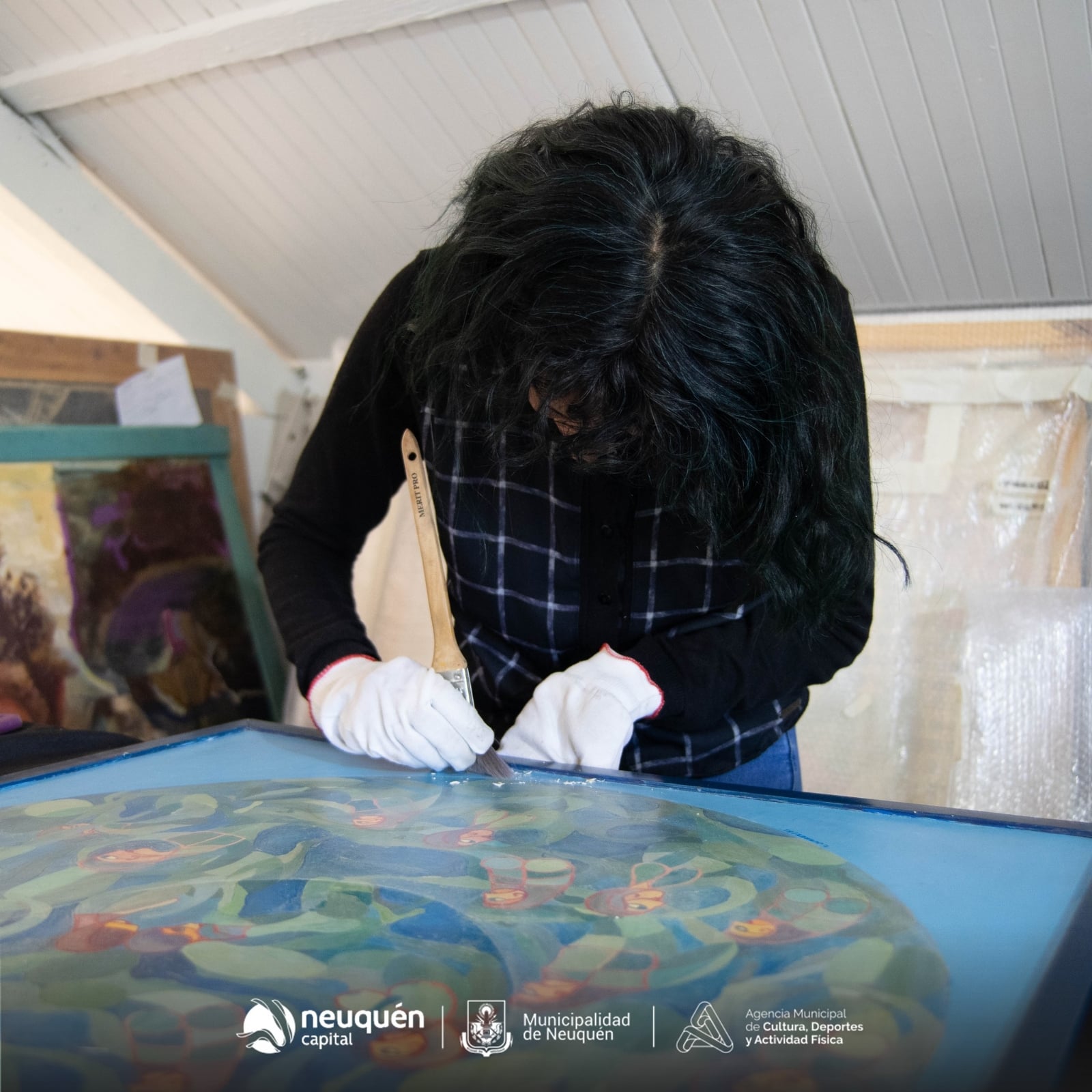 Proceso de conservación preventiva de la colección de la Sala de arte Emilio Saraco