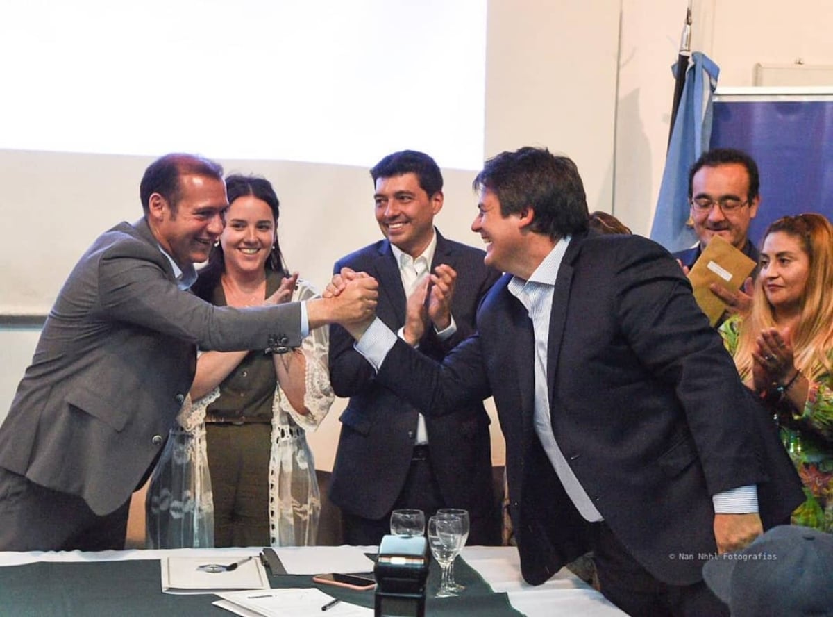 Omar Gutierrez, Mariano Gaido y Marcos Koopmann