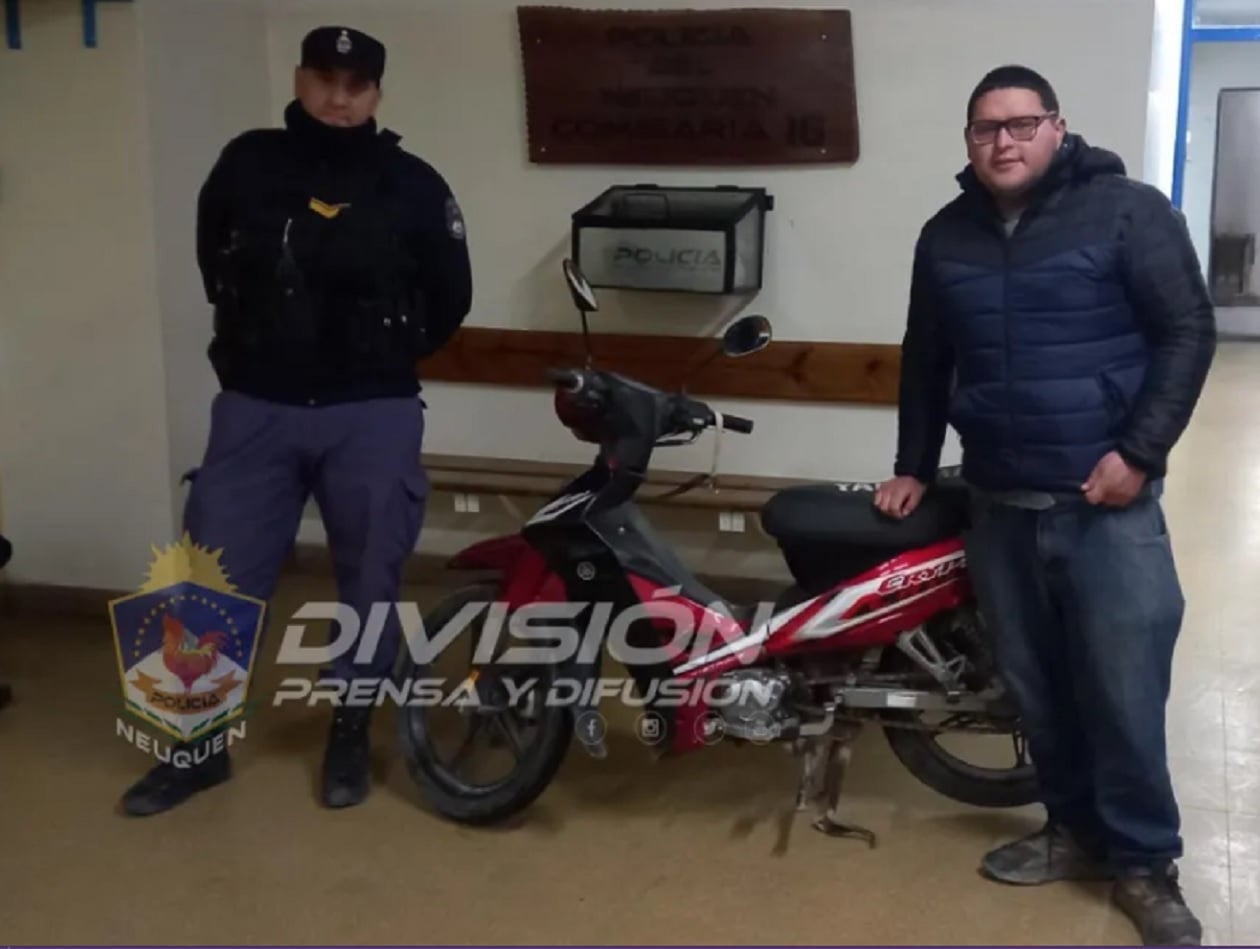 moto recuperada policia neuquen lunes