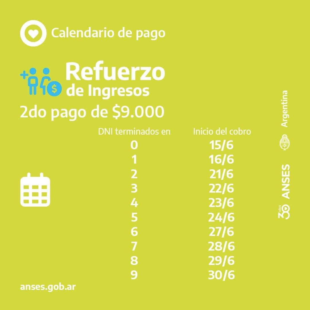 calendario refuerzo 2