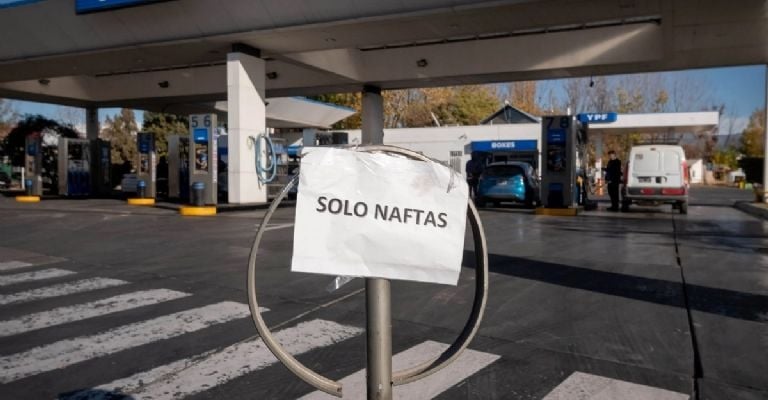 falta de gas