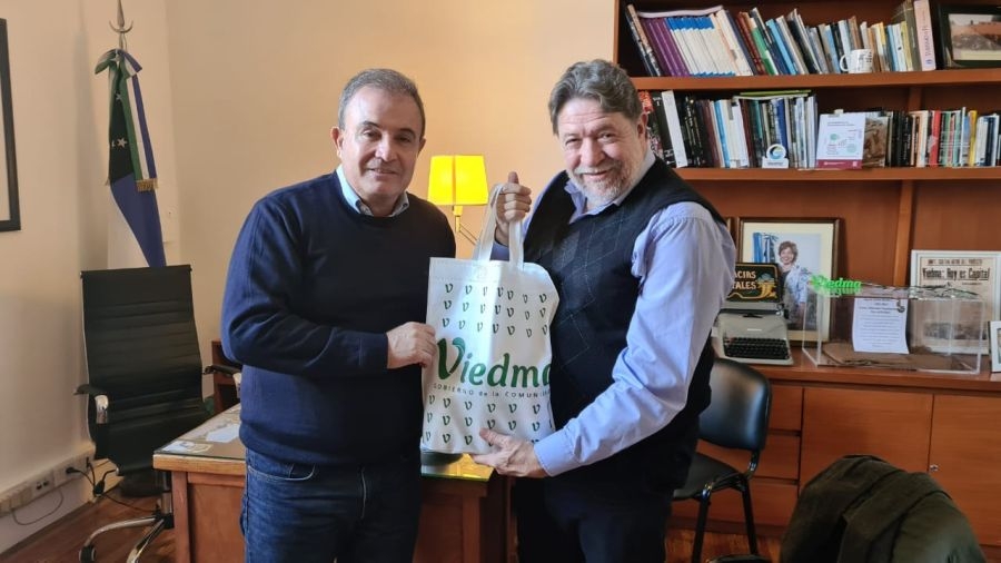 Claudio Lozano y intendente de Viedma Pedro Pesatti 1