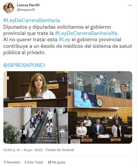 Lorena Parrilli, diputada provincial Neuquén Frente de Todos