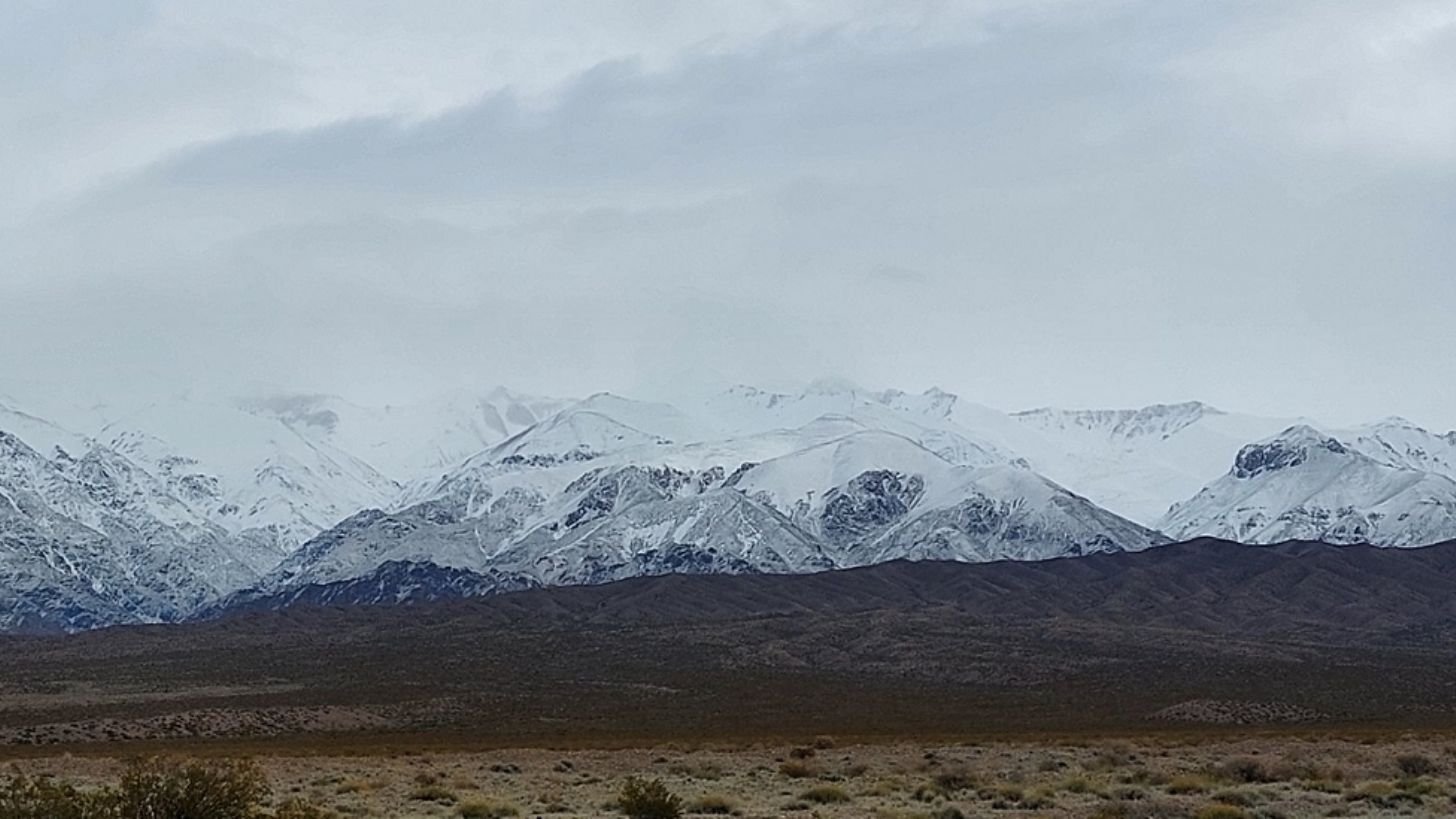 Clima nevadas en la cordillera