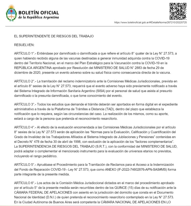 resolución covid