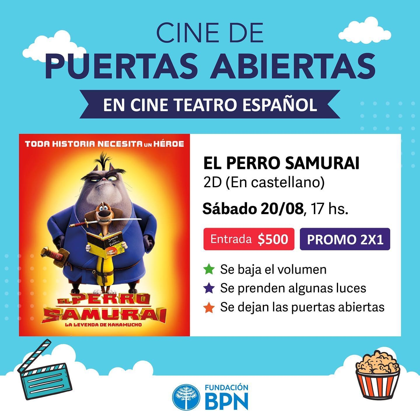 Película El perro Samurai Cine de Puertas Abiertas