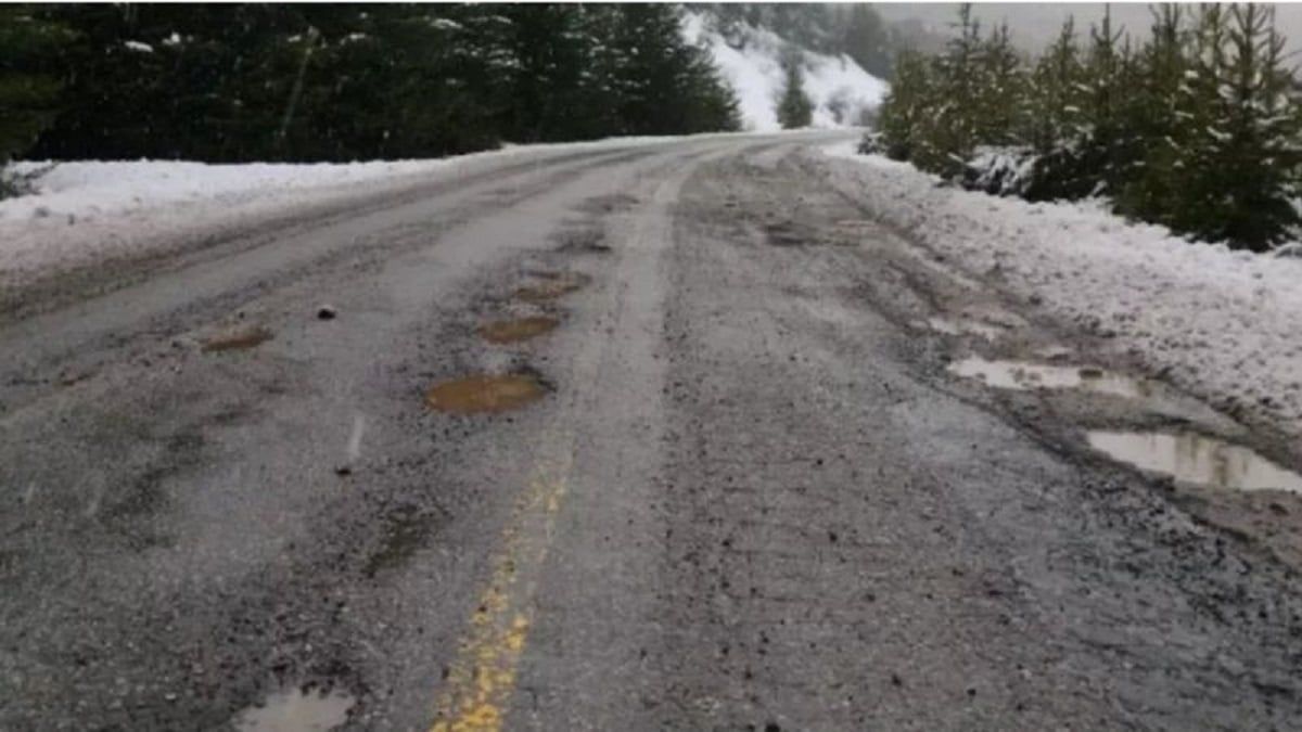 deterioro ruta 40 Fuente Facebook