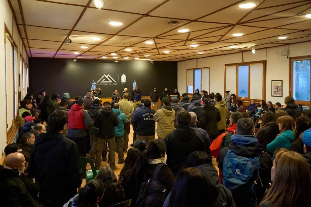Asamblea municipal SMA con el intendente Carlos Saloniti