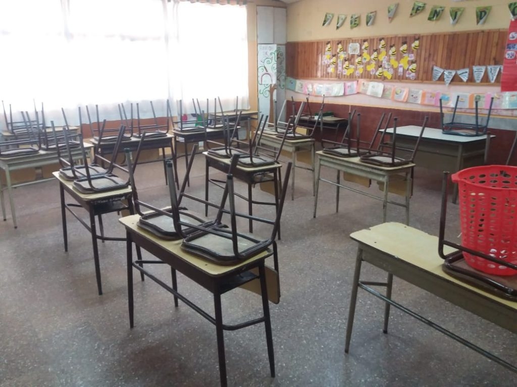 Aula de la Escuela 282 de Centenario