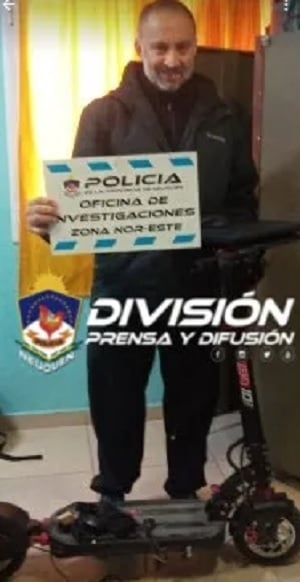 Recuperaron un Monopatín Fuente Policía Neuquén