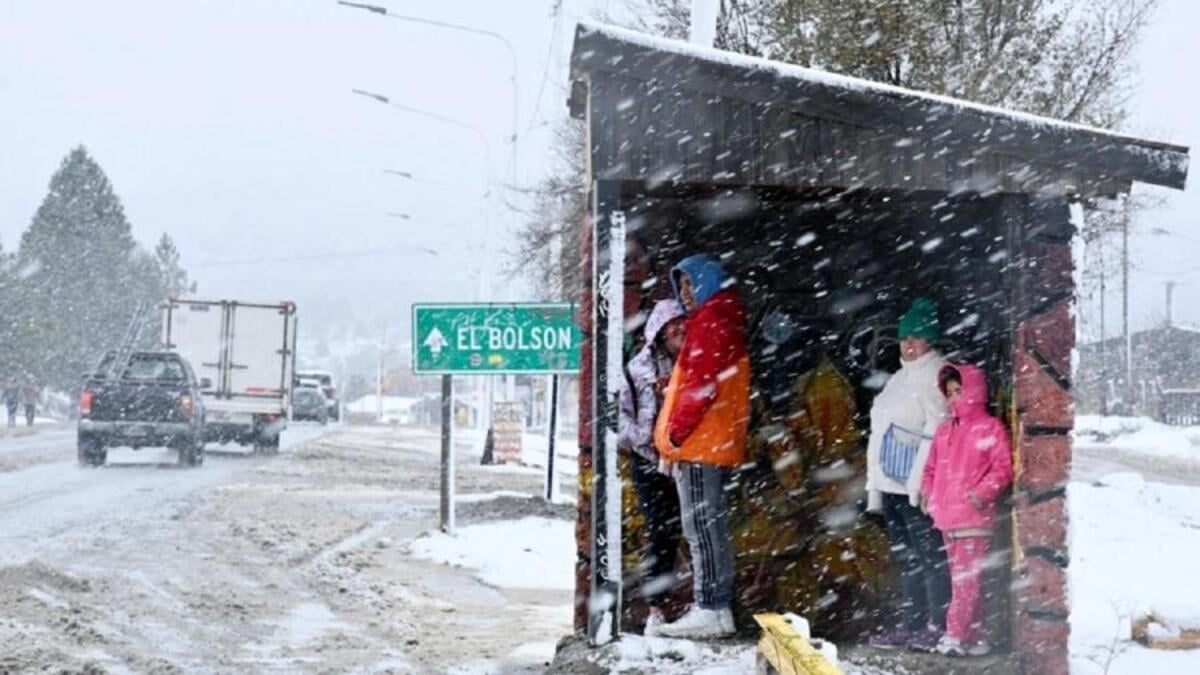 lluvias y nevadas en la cordillera