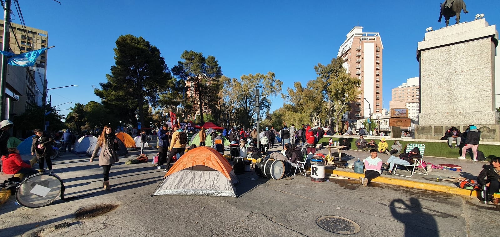 Acampe Organizaciones Sociales Neuquén. Fuente (Javier Manzano) (2)