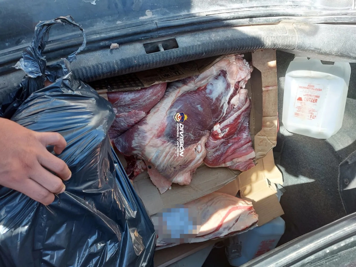 Carne decomisada. Tercer Puente