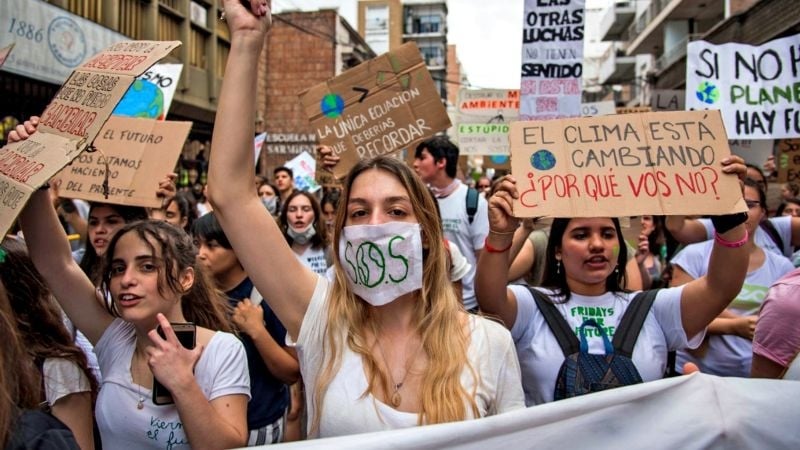 jovenes clima - twitter