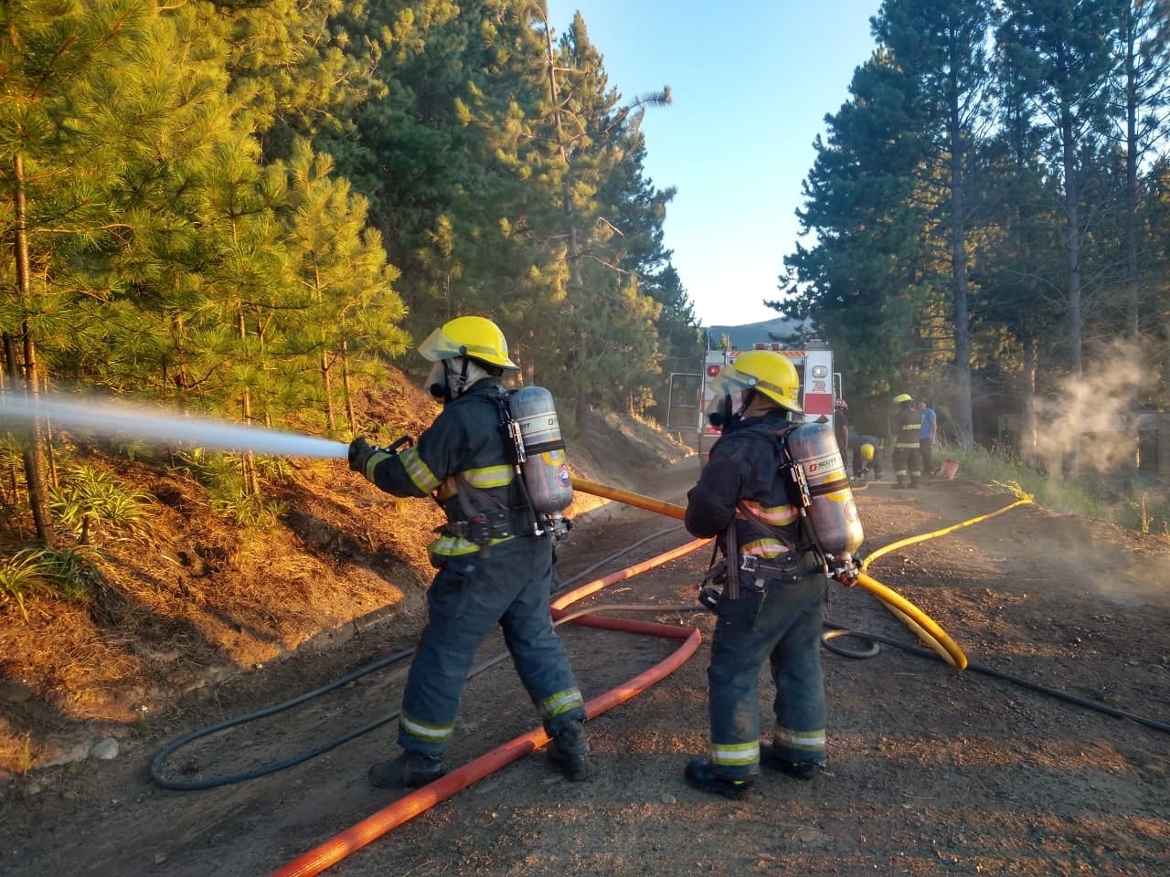 Incendio en Chapelco Golf Club de San Martín de los Andes