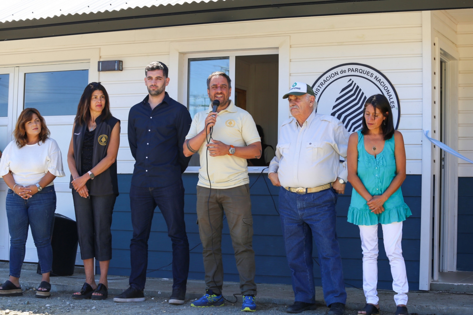 Ministro de Ambiente y Desarrollo Sostenible, Juan Cabandié en Junín de los Andes