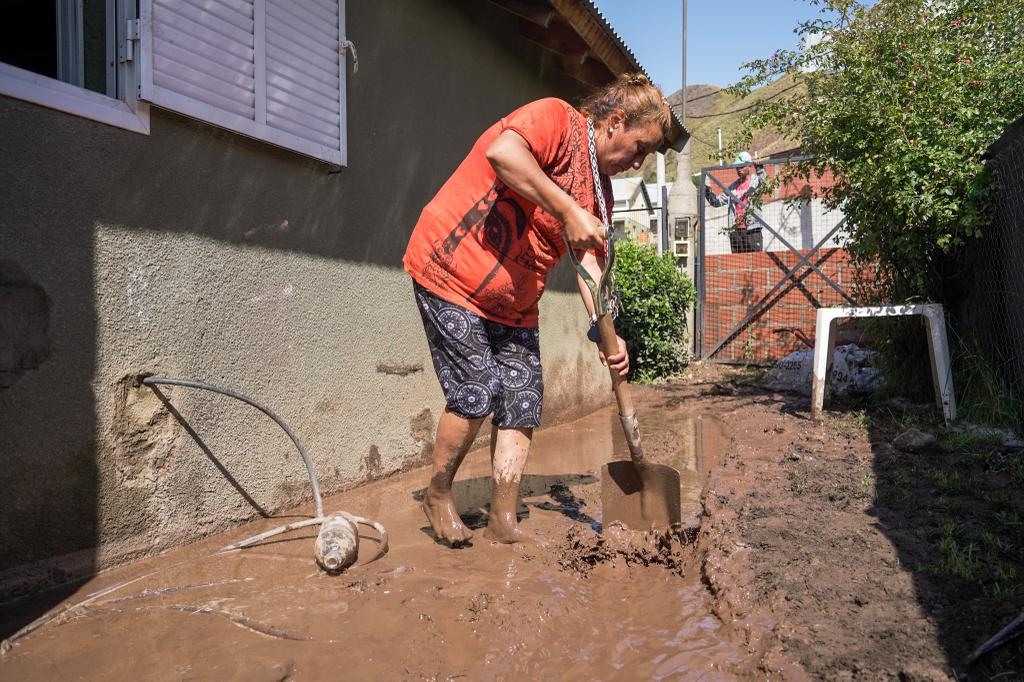 El deslave en San Martín de los Andes viviendas en Chacra 30
