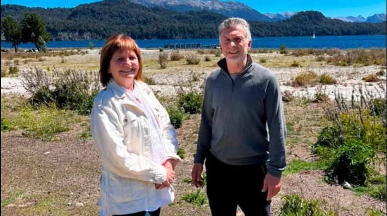 bullrich y macri en el sur TN2
