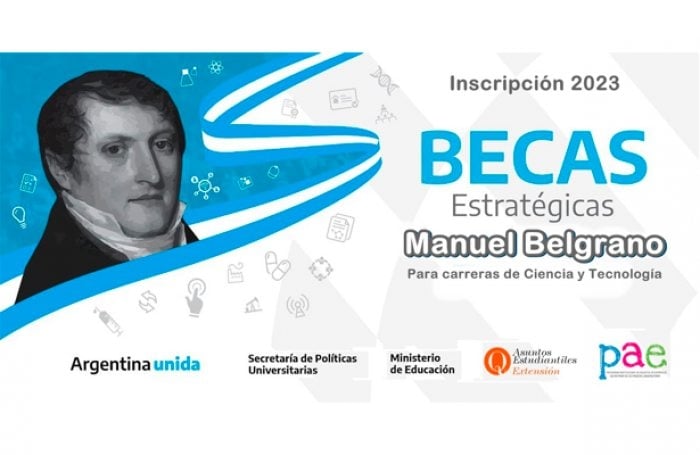 Convocatoria al Programa de Becas Estratégicas Manuel Belgrano 2023