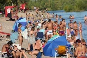 balnearios neuquinos repletos