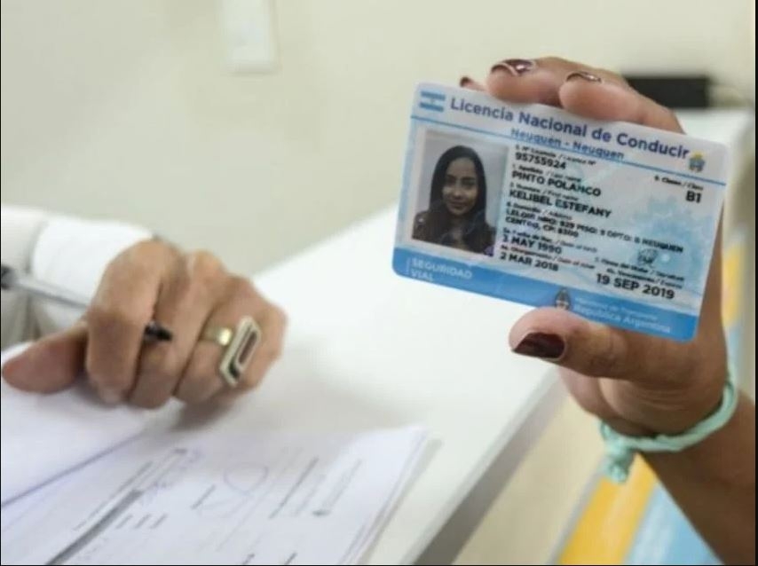 licencia de conducir minuto