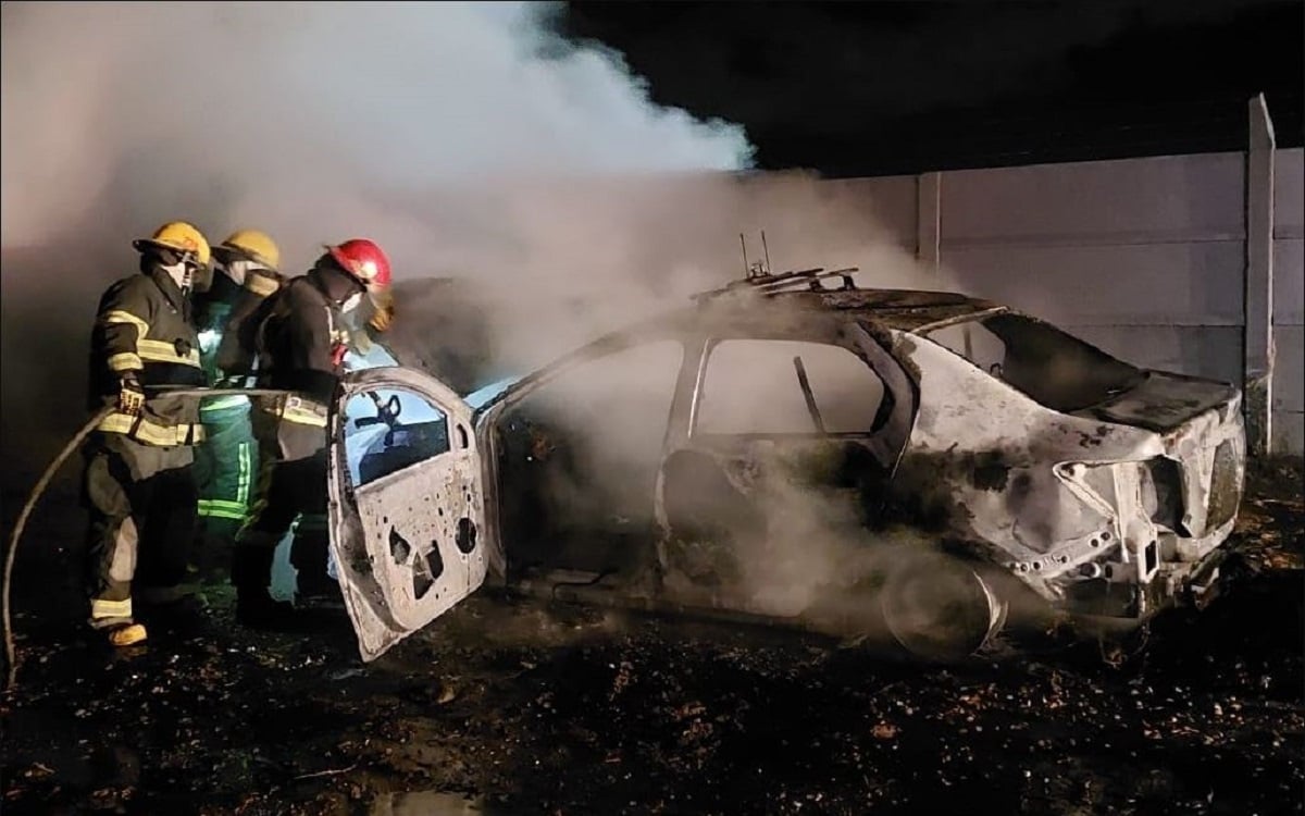 auto incendiado centenario digital