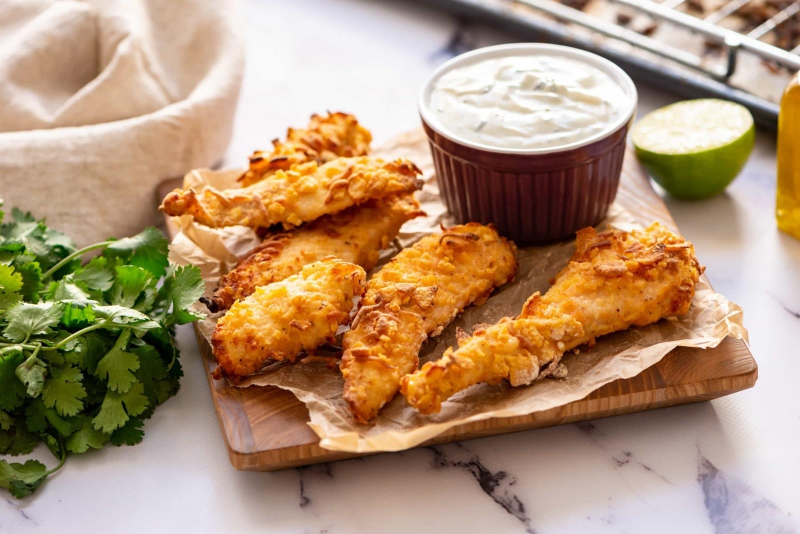 dedos de pollo