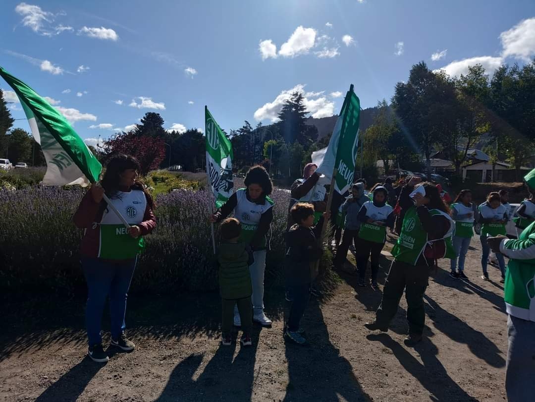 protesta en san martin por cesanteada