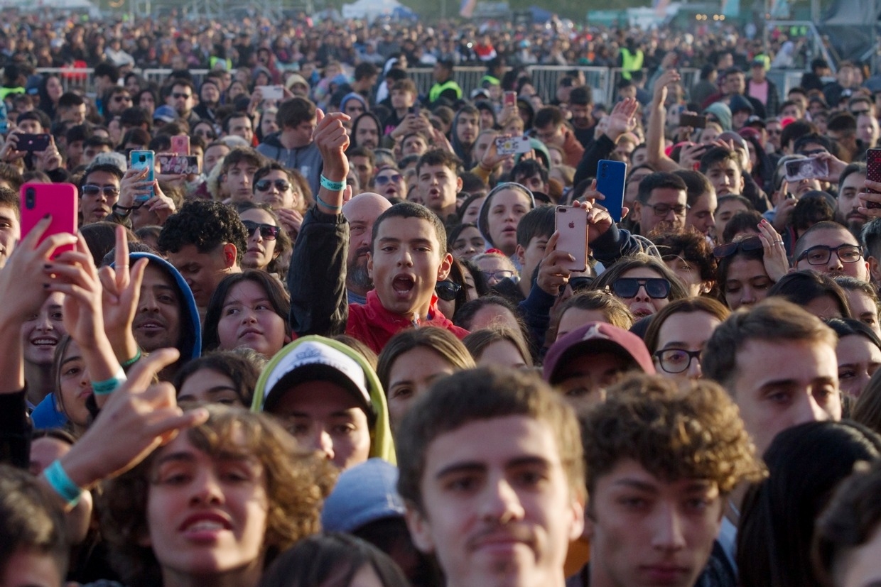Público en la Fiesta Nacional de la Confluencia Fuente Emiliano Ortiz